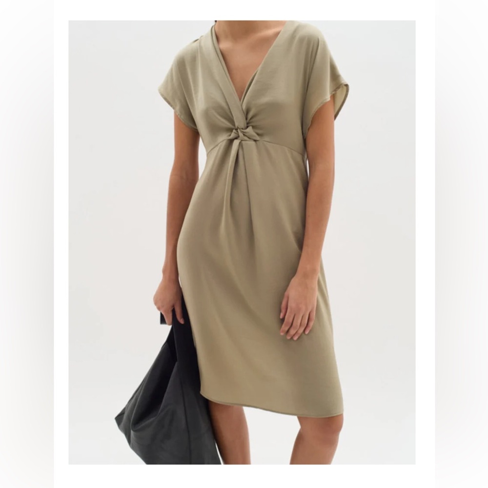 NWT InWear dress in olive green in size 4